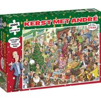 Kerstpuzzel André van Duin 1000 stukjes - thumbnail