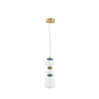 Lyora HanglampPalo wit - blauw - bruin - 9009204 - thumbnail