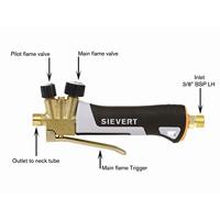 Sievert Handgreep Pro 88 Waakvlamventiel 3/8L - 348841 348841 - thumbnail