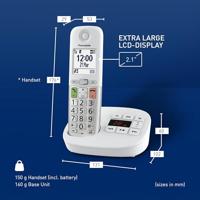 Panasonic KX-TGU430EXW Huistelefoon Wit - thumbnail