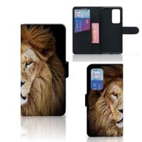 Huawei P40 Pro | Telefoonhoesje | Met pasjeshouder | Leeuw - thumbnail