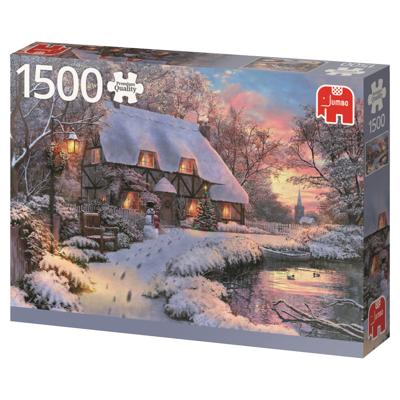 Premium Collection Winter Cottage 1500 pcs Legpuzzel 1500 stuk(s)