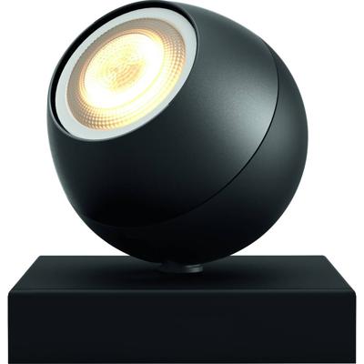 Philips Hue BUCKRAM Opbouwspot GU10 1x5W Zwart