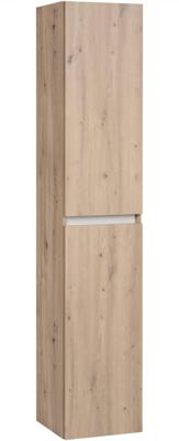 Saqu Gaia hoge kast rechts 35x34x180cm naturel eiken