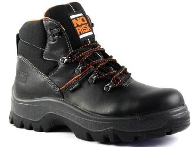 No Risk Hoge Schoen Franklyn 6065.40/42 S3 Zwart - Maat 44 - 00.071.015.44