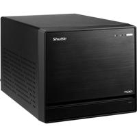 Shuttle sw580r8 black xpc cube pc barebone, lga1200, intel, 4x ddr4, dimm, m.2, 500w 80+ gold - thumbnail