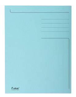 Exacompta dossiermap Foldyne ft 24 x 35 cm (voor ft folio), lichtblauw, pak van 50 stuks Exacompta dossiermap Foldyne ft 24 x 35 cm (voor ft folio), lichtblauw, pak van 50 stuks