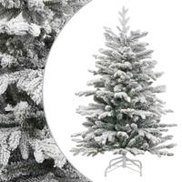 VidaXL Kunstkerstboom met scharnieren en sneeuw 180 cm - thumbnail