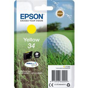 Epson inktcartridge 34, 300 pagina's, OEM C13T34644010, geel