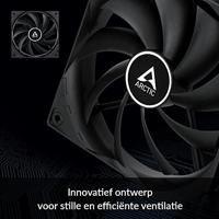 Arctic F12 PC-ventilator Zwart (b x h x d) 120 x 25 x 120 mm - thumbnail