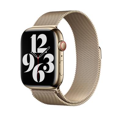 Apple Milanese Loop Band Apple Watch M/L 42mm / 44mm / 45mm / 49mm Gold (2nd gen)