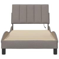Bedframe zonder matras "Hanko" 80x200 cm stof taupe - thumbnail