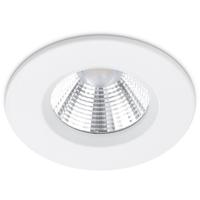 LED Inbouwspot 5W IP65 Dimbaar - Warm Wit 3000K - Mat Wit Aluminium - thumbnail
