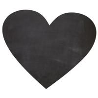 Krijtbordsticker Hart - Muursticker - thumbnail