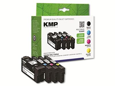 KMP Inktcartridge vervangt Epson 35XL, T3596, T3591, T3592, T3593, T3594 Compatibel Combipack Zwart, Cyaan, Magenta, Geel E226XV 1638,4005 KMP Inktcartridge vervangt Epson 35XL, T3596, T3591, T3592, T3593, T3594 Compatibel Combipack Zwart, Cyaan, Magenta, Geel E226XV 1638,4005