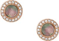Fossil JF02949791 Classics rosékleurig Oorbellen Misty Autumn steen - thumbnail