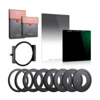 K&F Concept vierkante filterkit met houder, ND1000, GND8 soft en 8 adapterringen - thumbnail