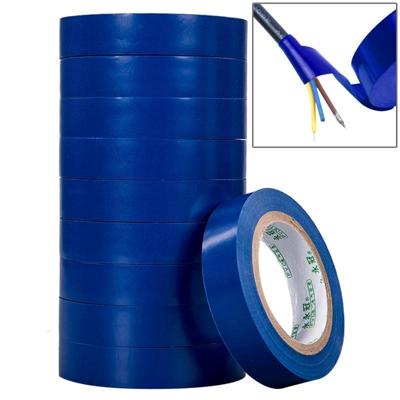 10 stuks 16mm waterdichte PVC isolatie tarra elektriciens elektrische Tape (donkerblauw)