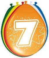 Ballonnen &apos;7&apos; (8 st) - thumbnail