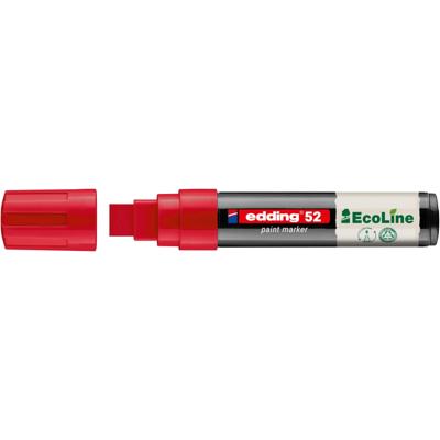 Paintmarker edding 52 eco waterbasis 4-15mm rood Paintmarker edding 52 eco waterbasis 4-15mm rood