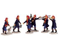 Lemax fireman s/6 kerstdorp figuur type 6 2000 - thumbnail