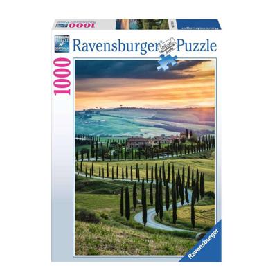 Ravensburger Legpuzzel italian landscapes val d&apos;orcia, tuscany, 1000st.