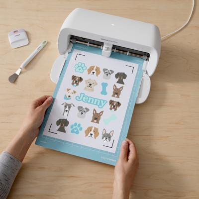 Cricut Sticker Set Waterproof A4 Folieset Snijbreedte 29.7 cm Transparant