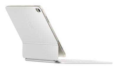 Apple Magic Keyboard-hoes voor de 11-inch iPad Air (M3), comfortabel typen, ingebouwde trackpad, Frans - Wit ​​​​​​​