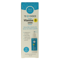 TS Choice Vitaminespray vitamine D 1000 25 Milliliter - thumbnail