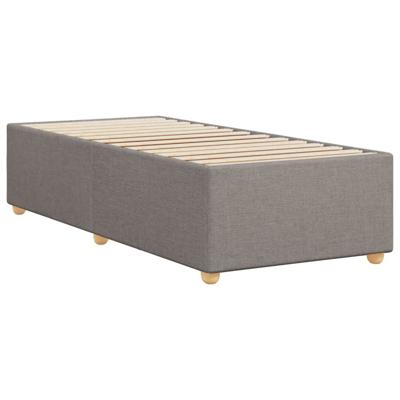 Bedframe zonder matras 90x200 cm stof taupe