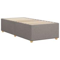 Bedframe zonder matras 90x200 cm stof taupe - thumbnail