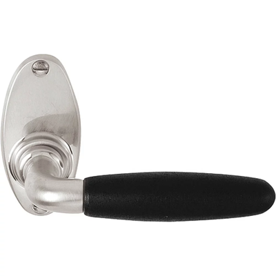 Formani TIMELESS 1931GRO deurkruk geveerd op rozet - mat nikkel/ebbenhout