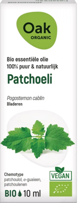 Oak Organic Essential Oils Patchoeli 10ml Oak Organic Essential Oils Patchoeli 10ml