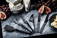 Laguiole Style de Vie Kaasmes en Botermes Zwart - 6 stuks - thumbnail