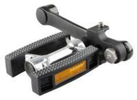 Crankverkorter Mirage T6 aluminium met RVS bouten - zwart - thumbnail