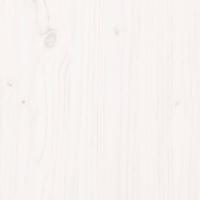 Bedframe massief hout wit 140x190 cm - thumbnail