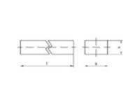 TOOLCRAFT 138543 Staal C45 + C Spiestaal (l x b) 1000 mm x 7 mm 8 mm 1 stuk(s) - thumbnail