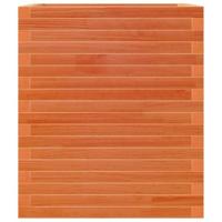 Plantenbak 60x60x68,5 cm massief grenenhout wasbruin - thumbnail