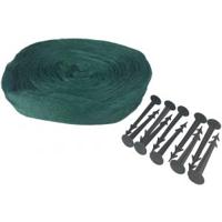 Vijvernet 6 x 10 meter met grondpennen - thumbnail