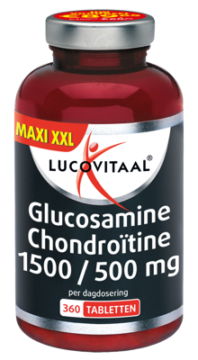 Lucovitaal Glucosamine Chondroïtine 1500/500mg Tabletten Lucovitaal Glucosamine Chondroïtine 1500/500mg Tabletten
