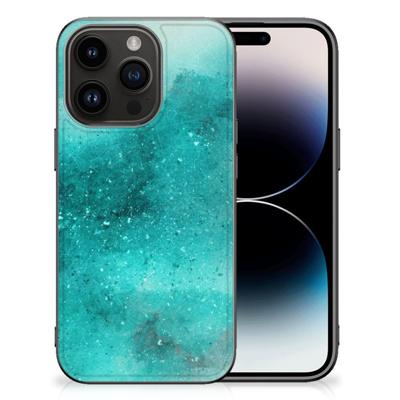 Kleurrijke Telefoonhoesje iPhone 15 Pro Painting Blue