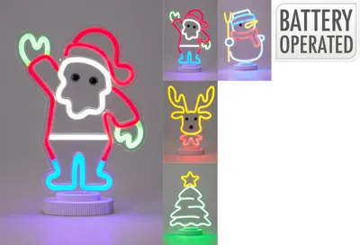Neon figuur op base - assortiment