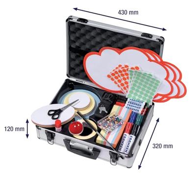 Franken KOMPAKT Presentatiekoffer Aluminium Aantal onderdelen: 2100 43 cm x 12 cm x 32 mm Zilver - thumbnail