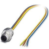 Phoenix Contact 1552256 Sensor/actuator inbouwconnector M12 Aantal polen (sensoren): 4 Stekker, inbouw 0.50 m 1 stuk(s) - thumbnail