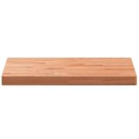 VidaXL Wastafelblad 80x40x4 cm massief beukenhout - thumbnail