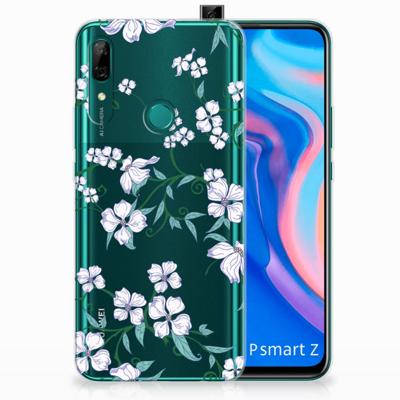 Huawei P Smart Z Uniek TPU Case Blossom White Huawei P Smart Z Uniek TPU Case Blossom White