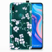 Huawei P Smart Z Uniek TPU Case Blossom White - thumbnail