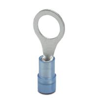 Phoenix Contact 3241210 Ringkabelschoen Dwarsdoorsnede (max.): 2.5 mm² Schachtdiameter: 8.4 mm Deels geïsoleerd Blauw 100 stuk(s) - thumbnail