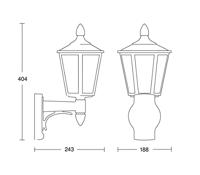 Steinel AUSSENLEUCHTE L 15 WS 069186 Buitenlamp (wand) LED E27 60 W Wit - thumbnail
