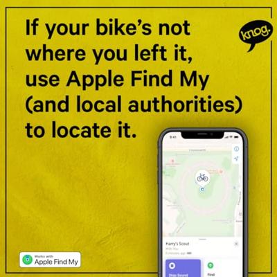 KNOG Scout bike - apple